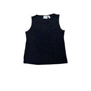 Vintage Private Edition By Chicos Black Sleeveless Top XL